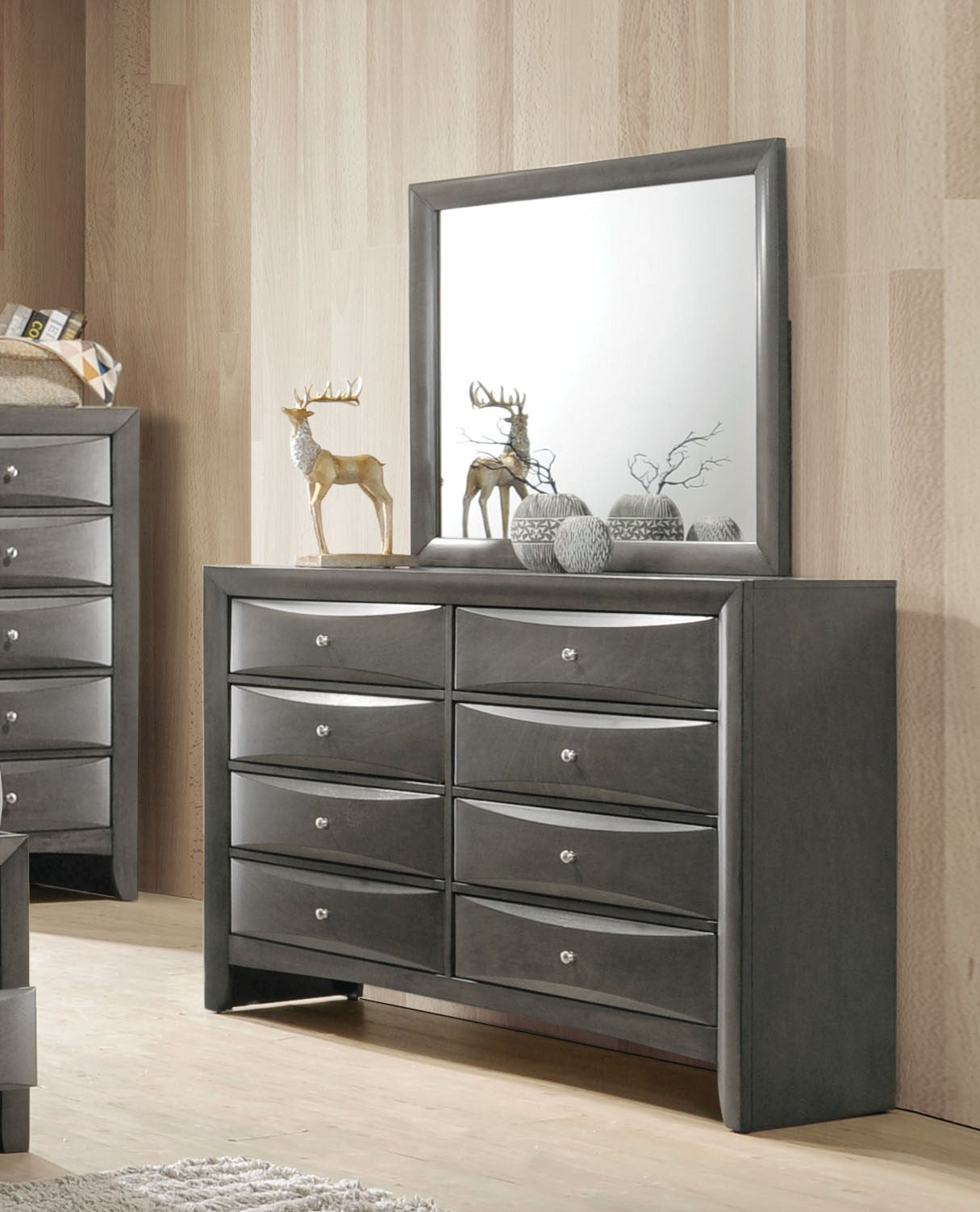 Ireland Gray Oak Mirror ACME East