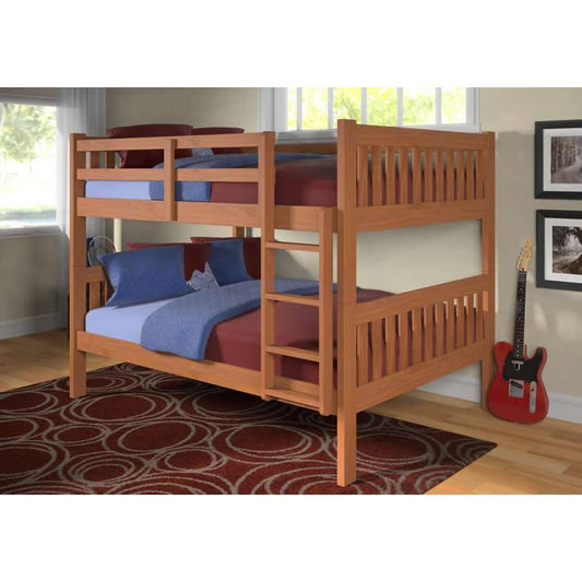 Donco Trading Company Kids Beds Bunk Bed 1015 Full over Full Bunk Bed Donco Trading Company