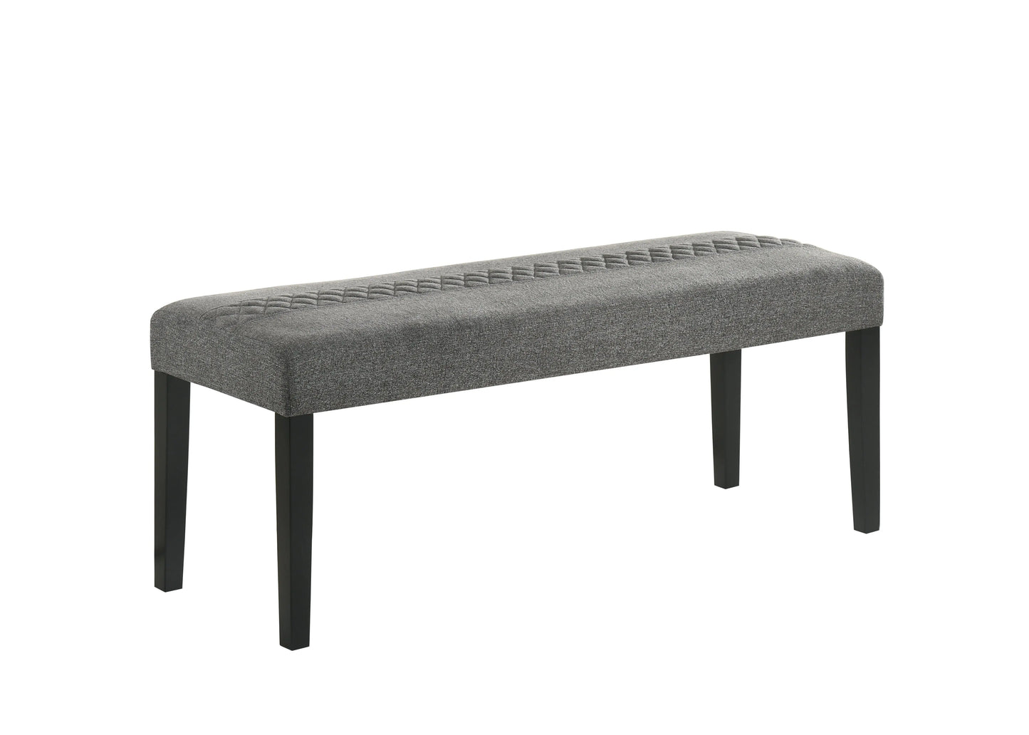 Arlene Gray Dining Bench Crown Mark