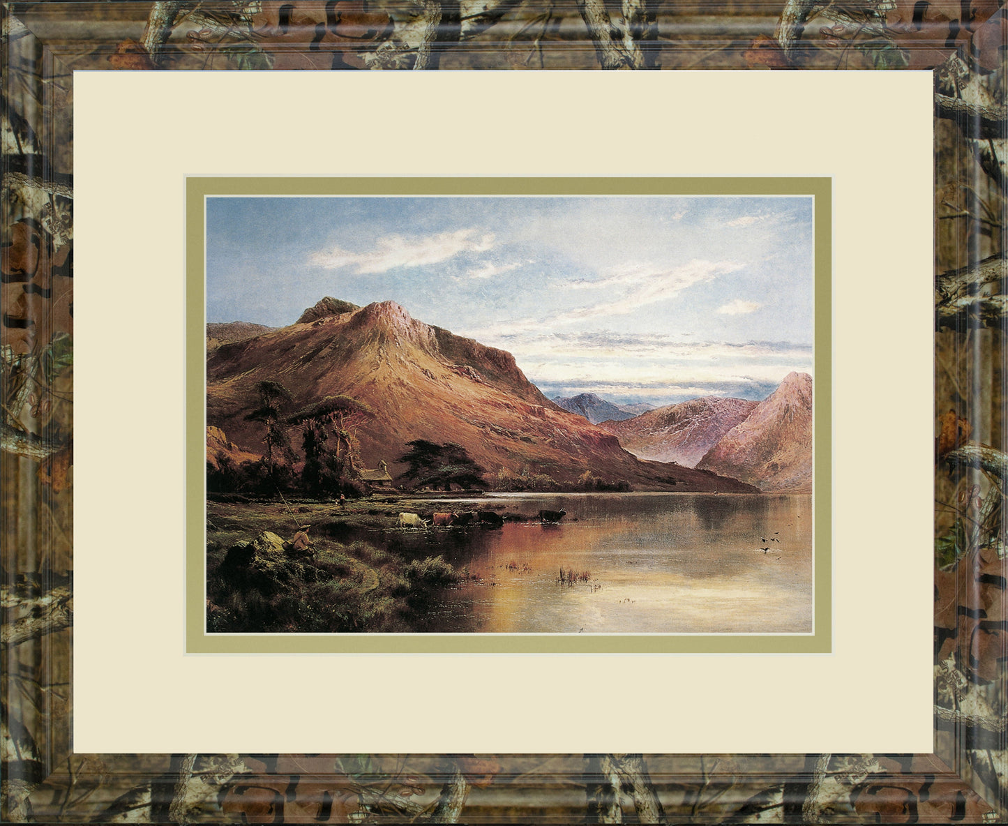 The Kirk At Arrochar By Alfred De - Wall Art - Dark Brown Classy Art