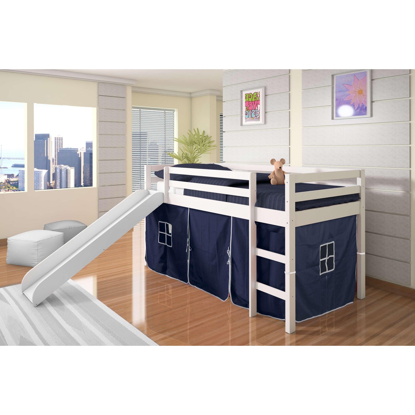 Donco Trading Company Kids Beds Loft Bed 750TW-B Donco Trading Company