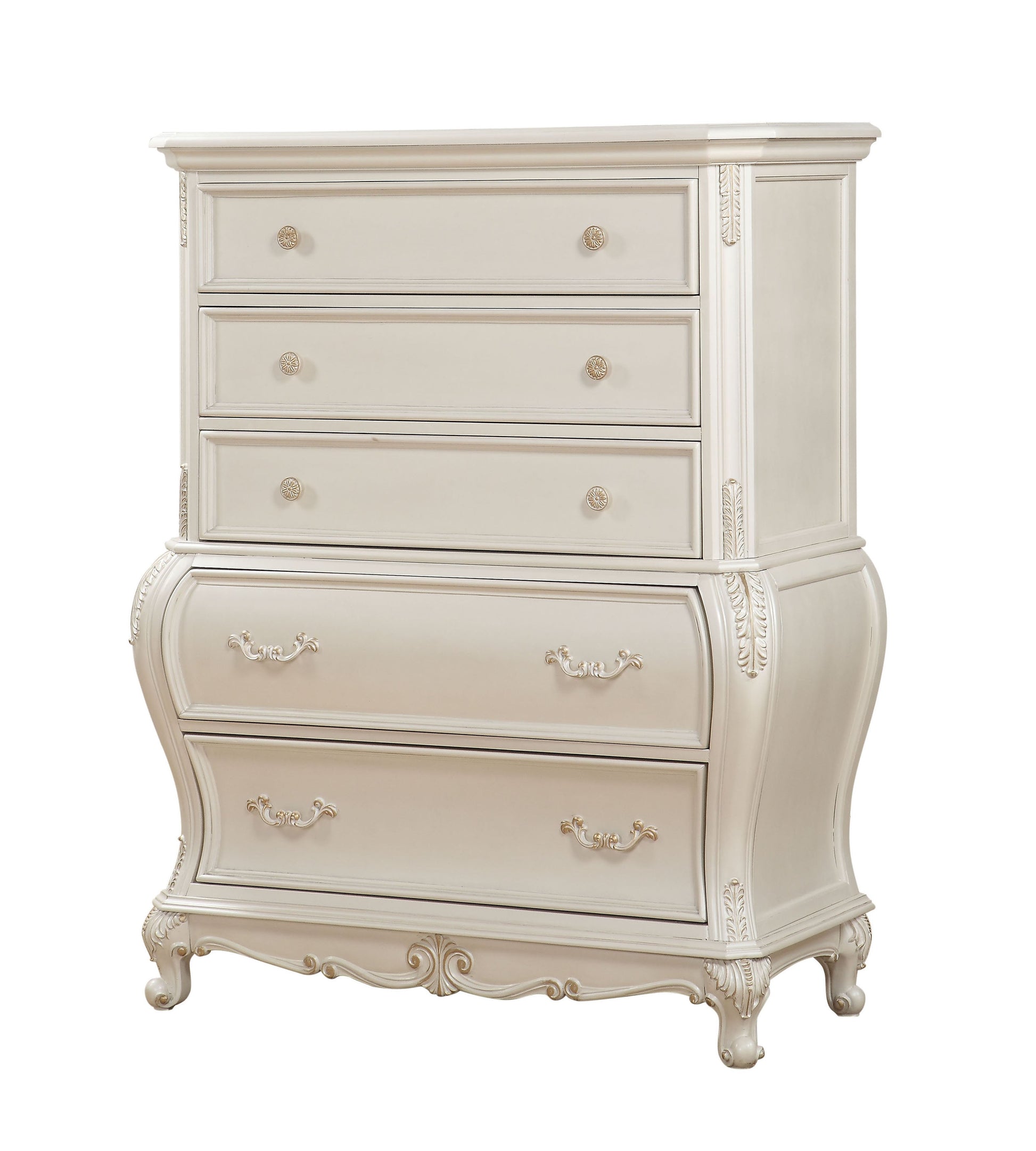 Chantelle Pearl White Chest ACME East