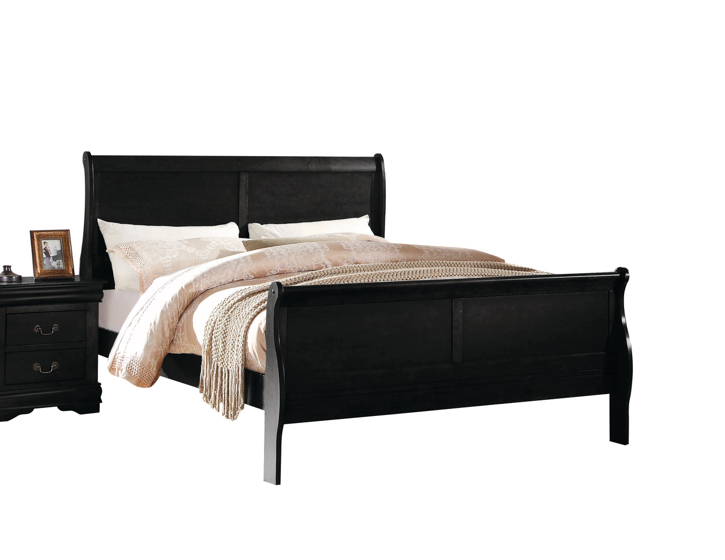 Louis Philippe Black Full Bed ACME East