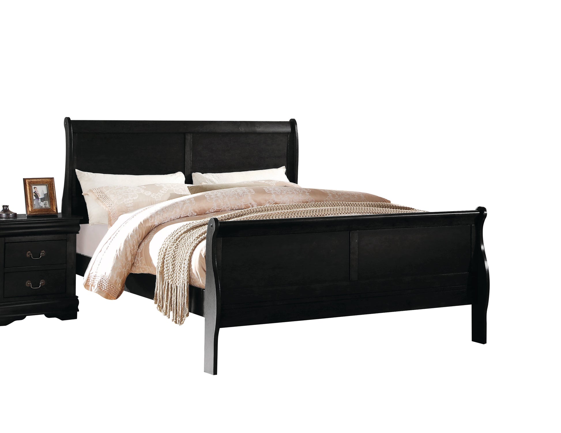 Louis Philippe Black Twin Bed ACME East