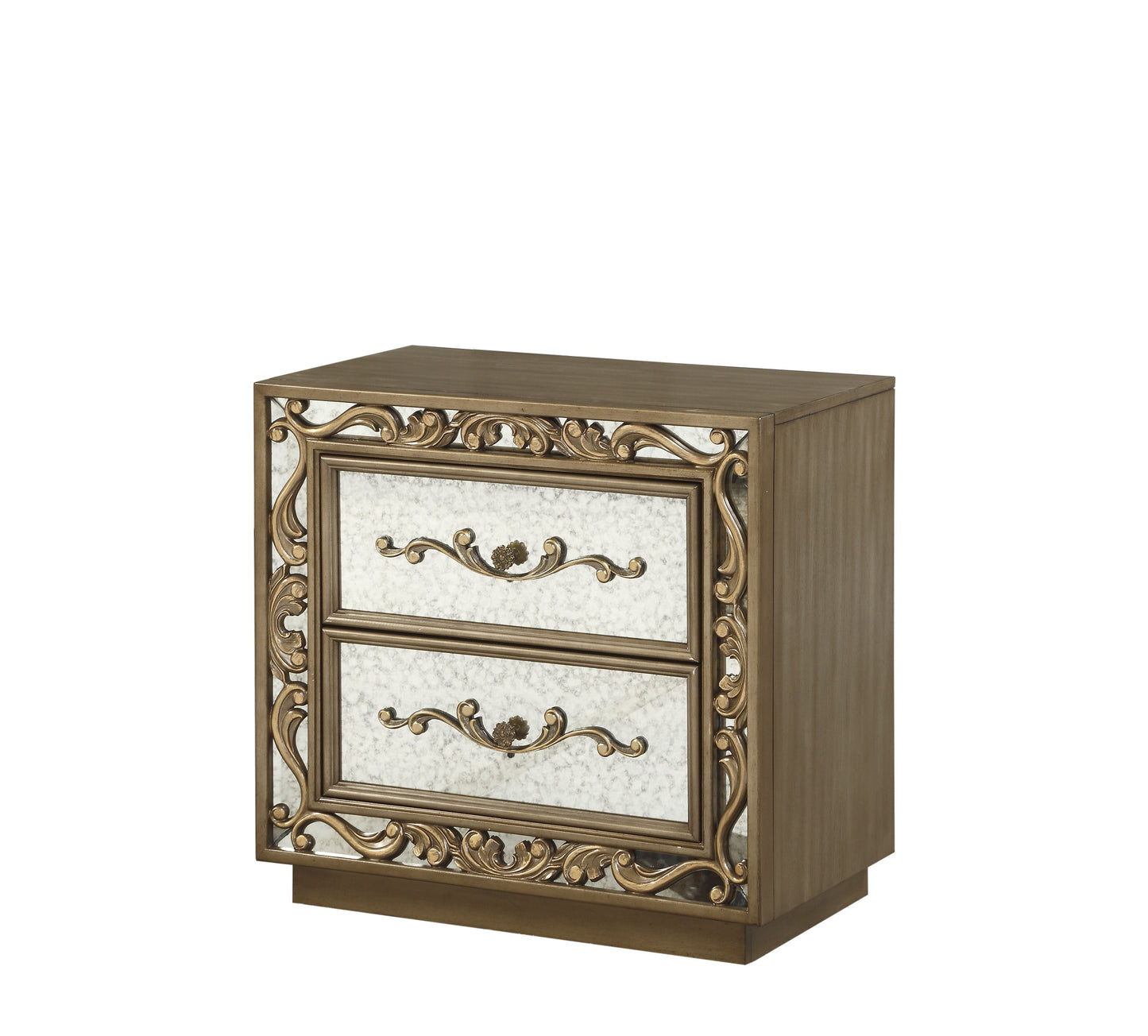 Orianne Antique Gold Nightstand ACME East