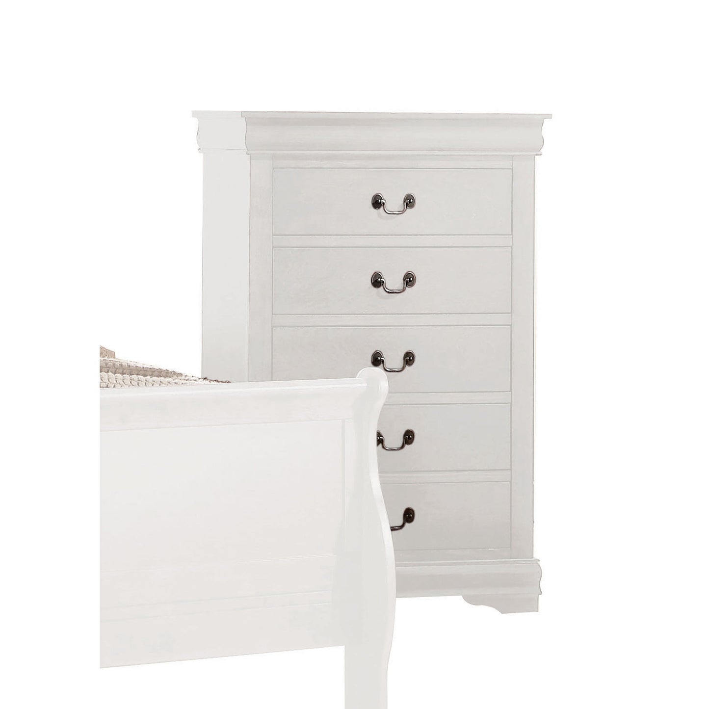 Louis Philippe White Chest ACME East