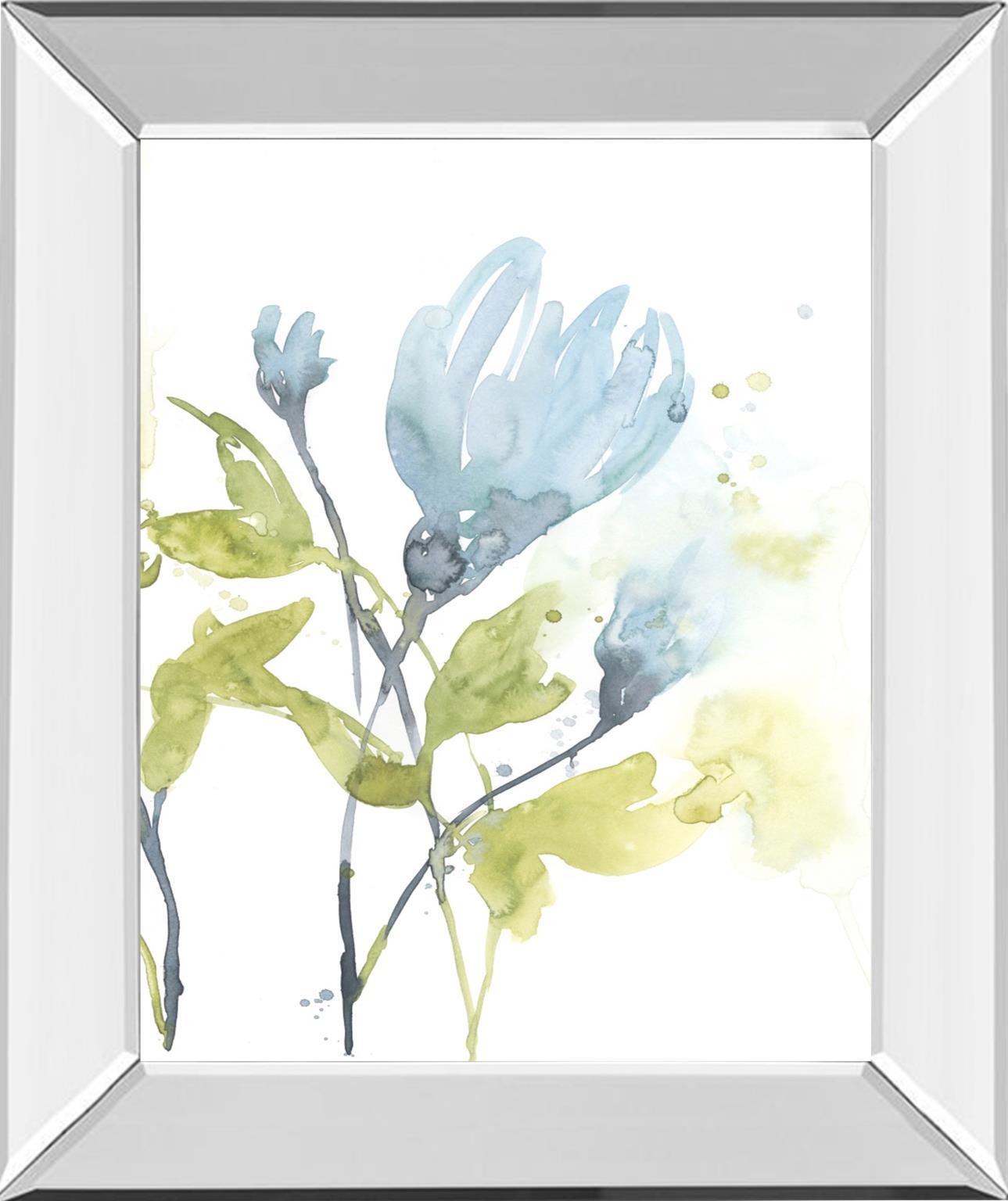 Cerulean Splash II By Jennifer Goldberger - Light Blue Classy Art