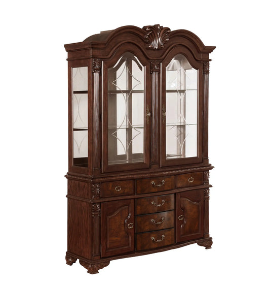 Neo Renaissance Brown China Cabinet Crown Mark