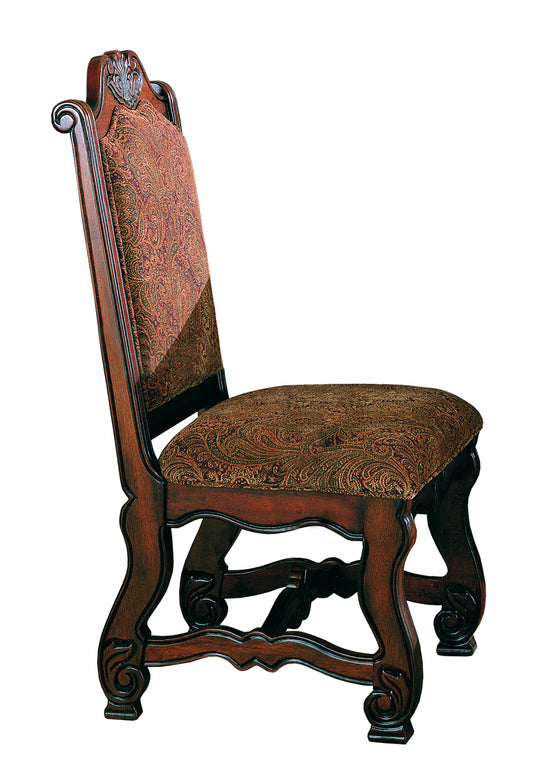 Neo Renaissance Brown Dining Chair, Set of 2
