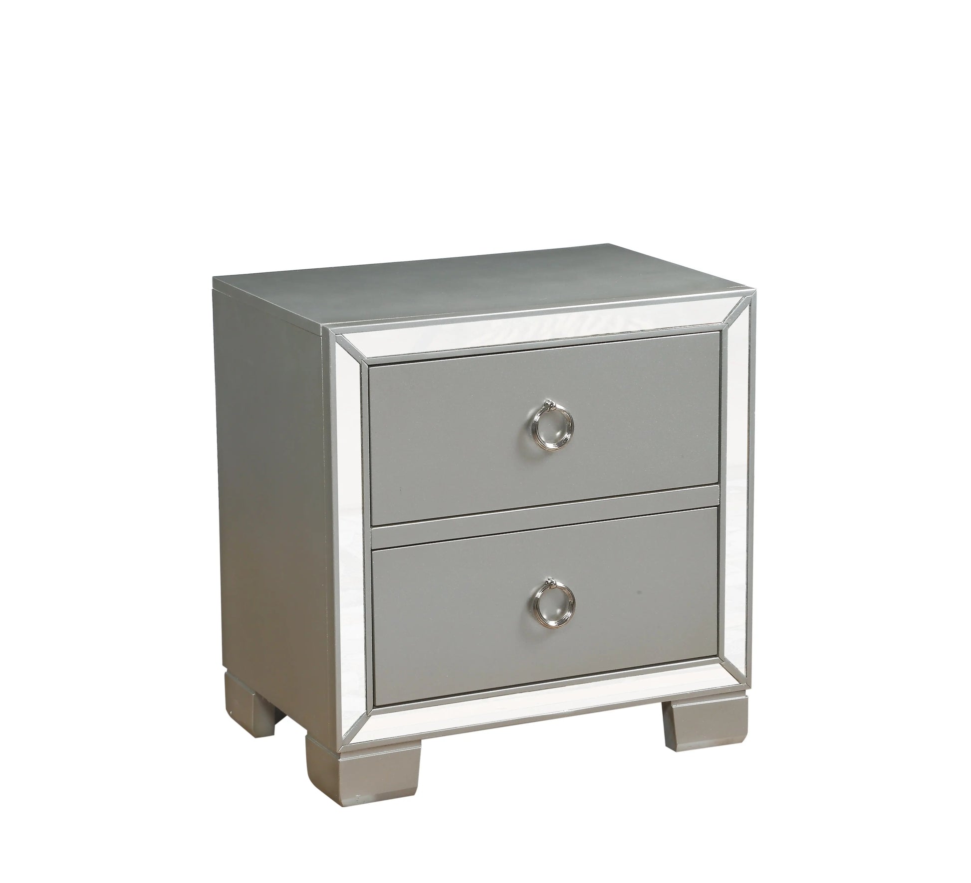 Voeville II Platinum Nightstand ACME East