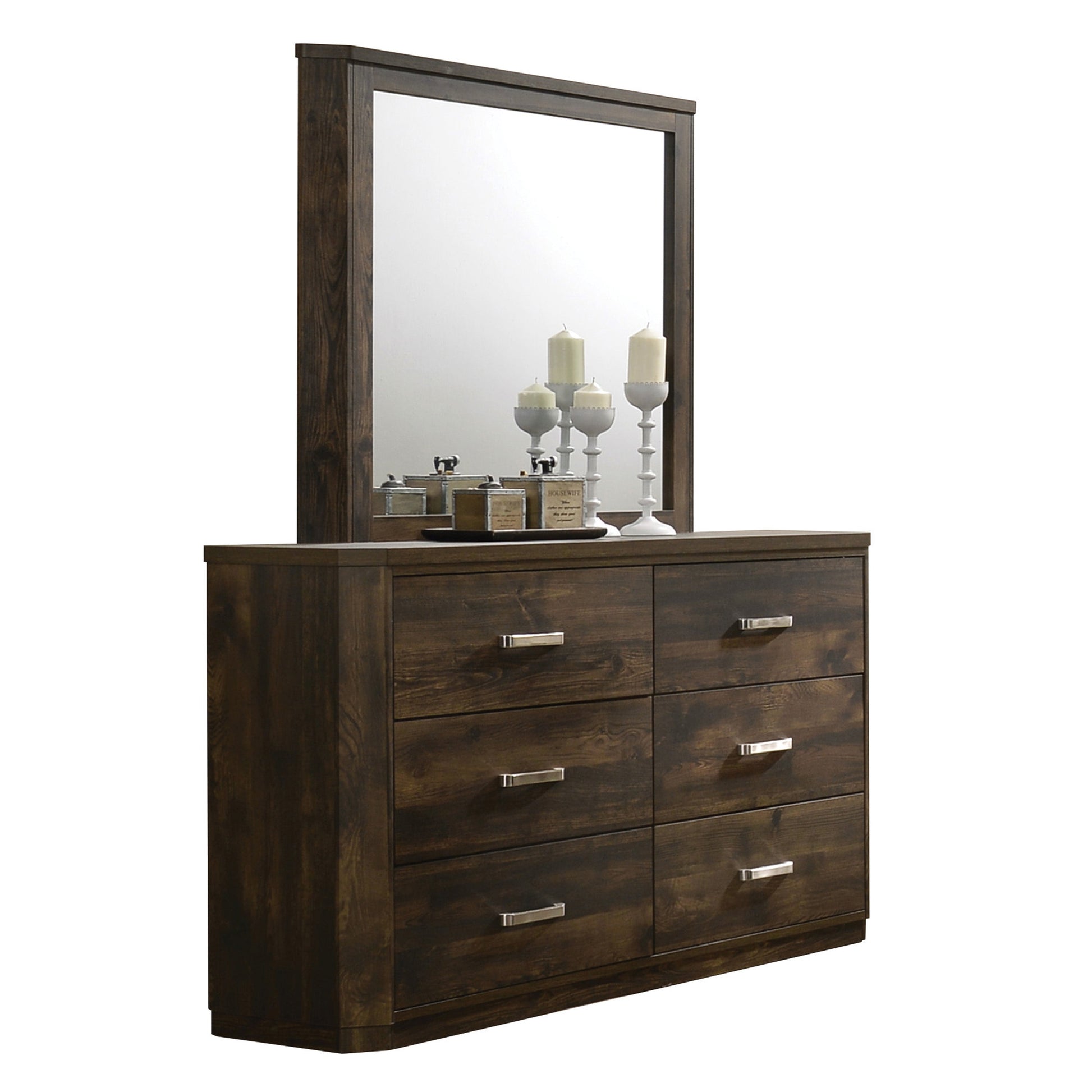 Elettra Rustic Walnut Dresser ACME East