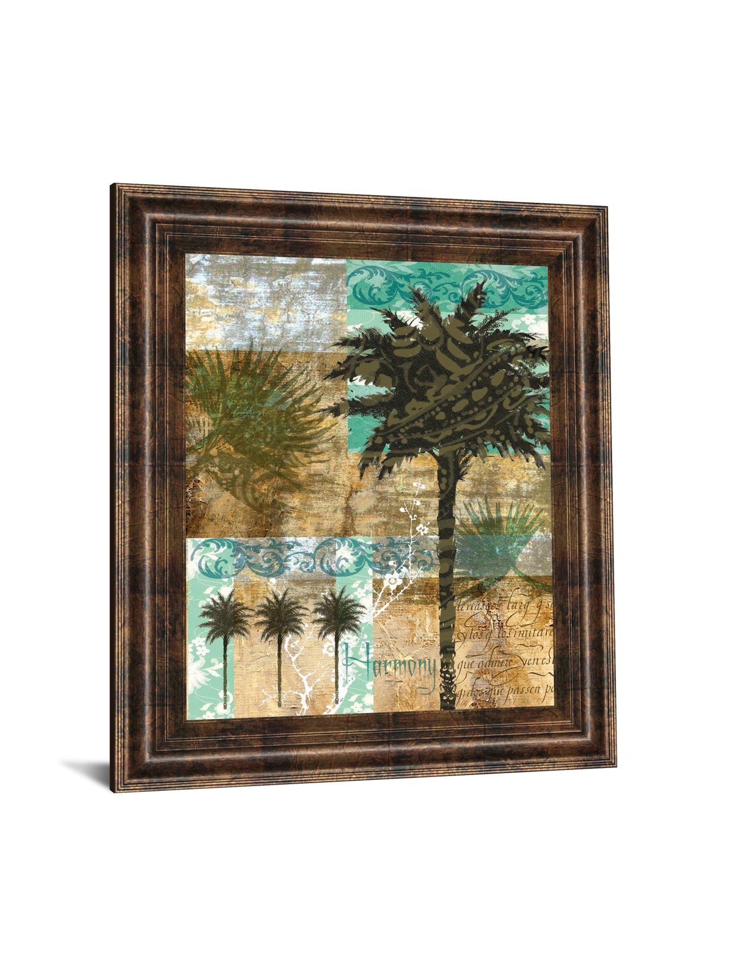 Palm III By Maeve Fitzsimons - Framed Print Wall Art - Green Classy Art