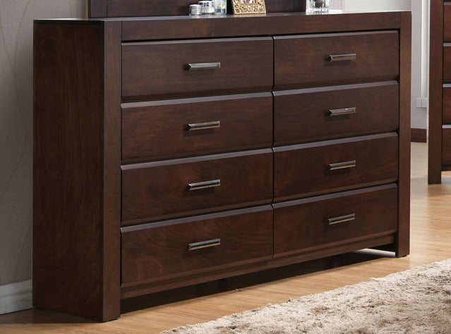 Acme Oberreit 8 Drawer Dresser in Walnut 25795 ACME East