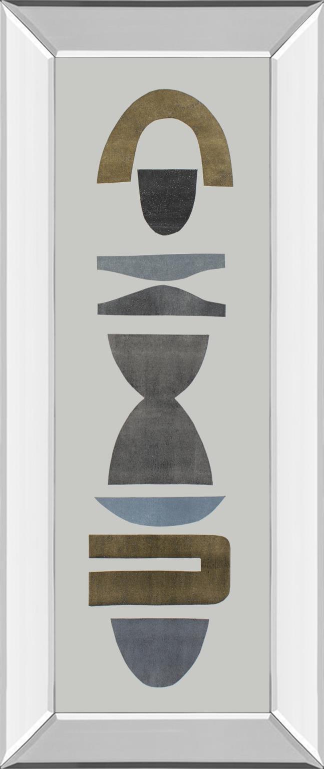 Neutral Totems VI By Rob Delamater - Dark Gray Classy Art