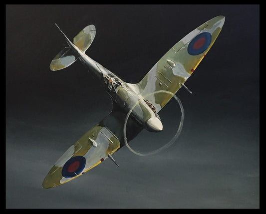 Plane I By P.s. Art - Dark Gray Classy Art