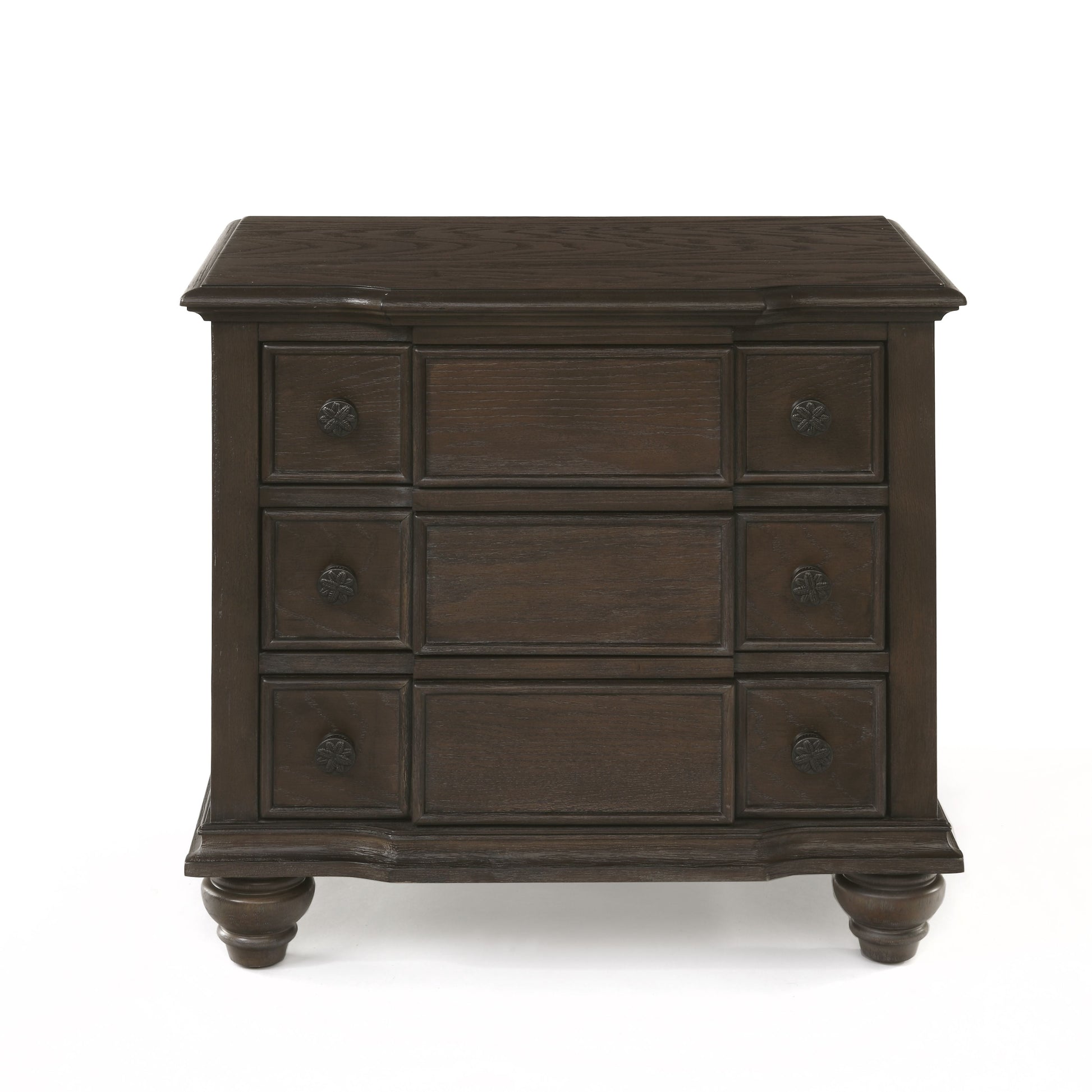 Baudouin Weathered Oak Nightstand ACME East