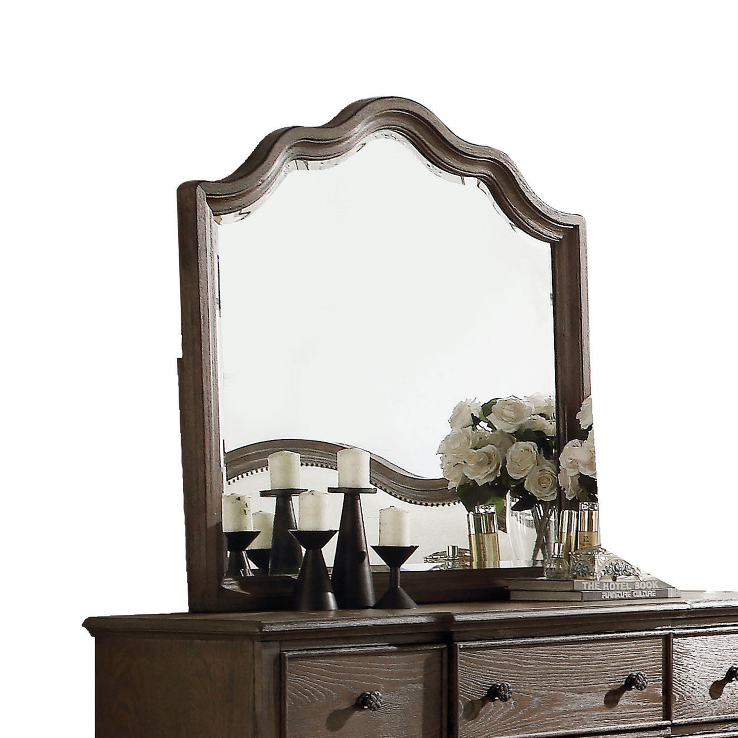 Baudouin Weathered Oak Mirror ACME East