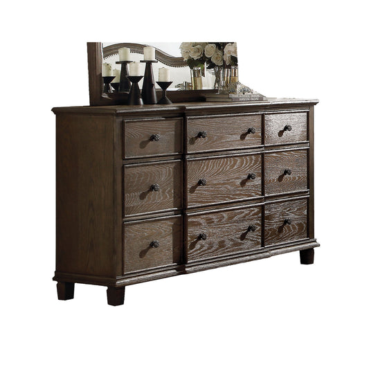 Baudouin Weathered Oak Dresser ACME East