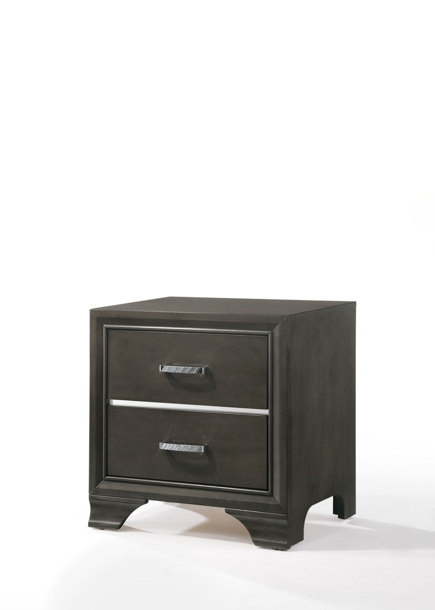 Carine II Gray Nightstand ACME East