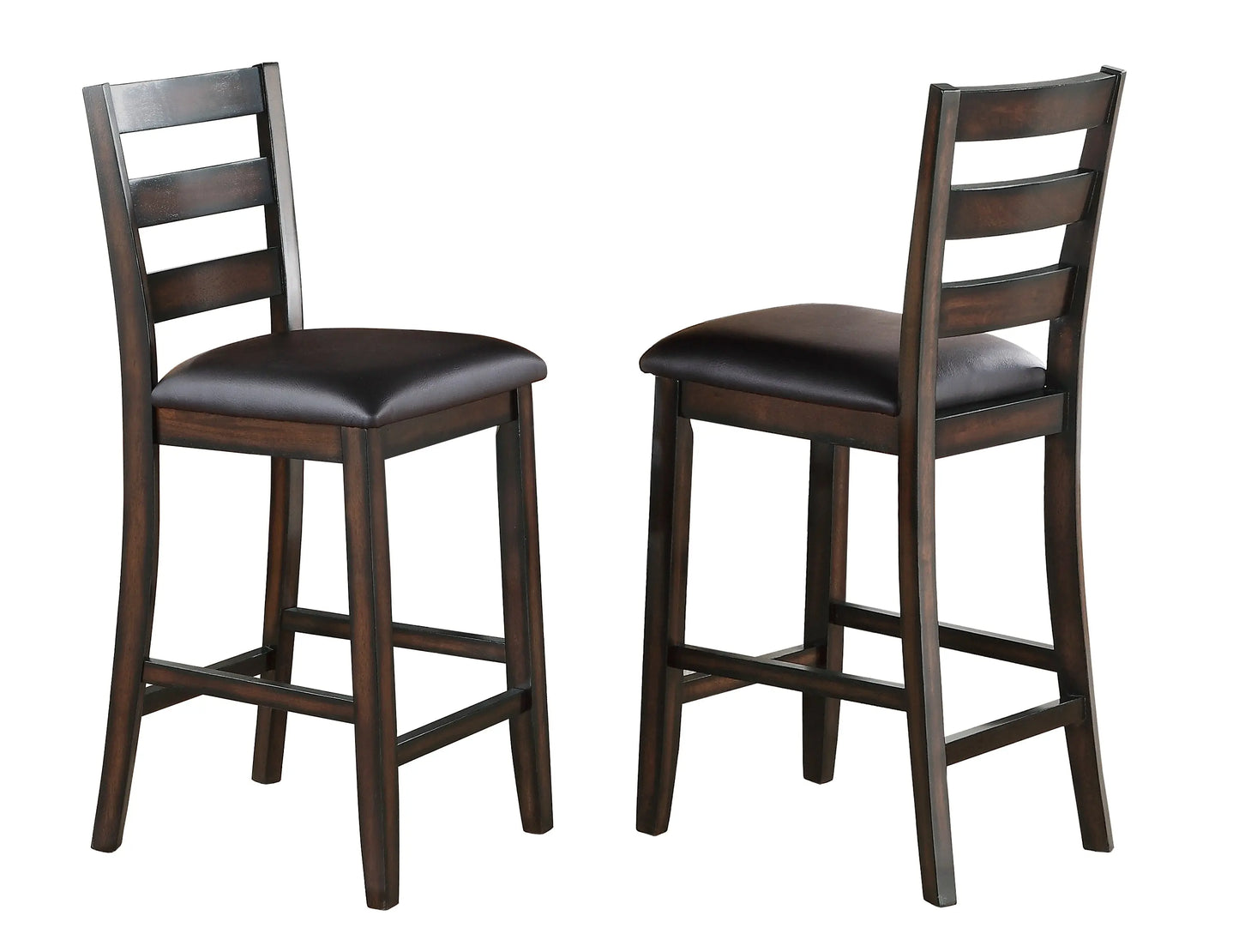 Tahoe Brown 5-Piece Counter Height Dining Set Crown Mark