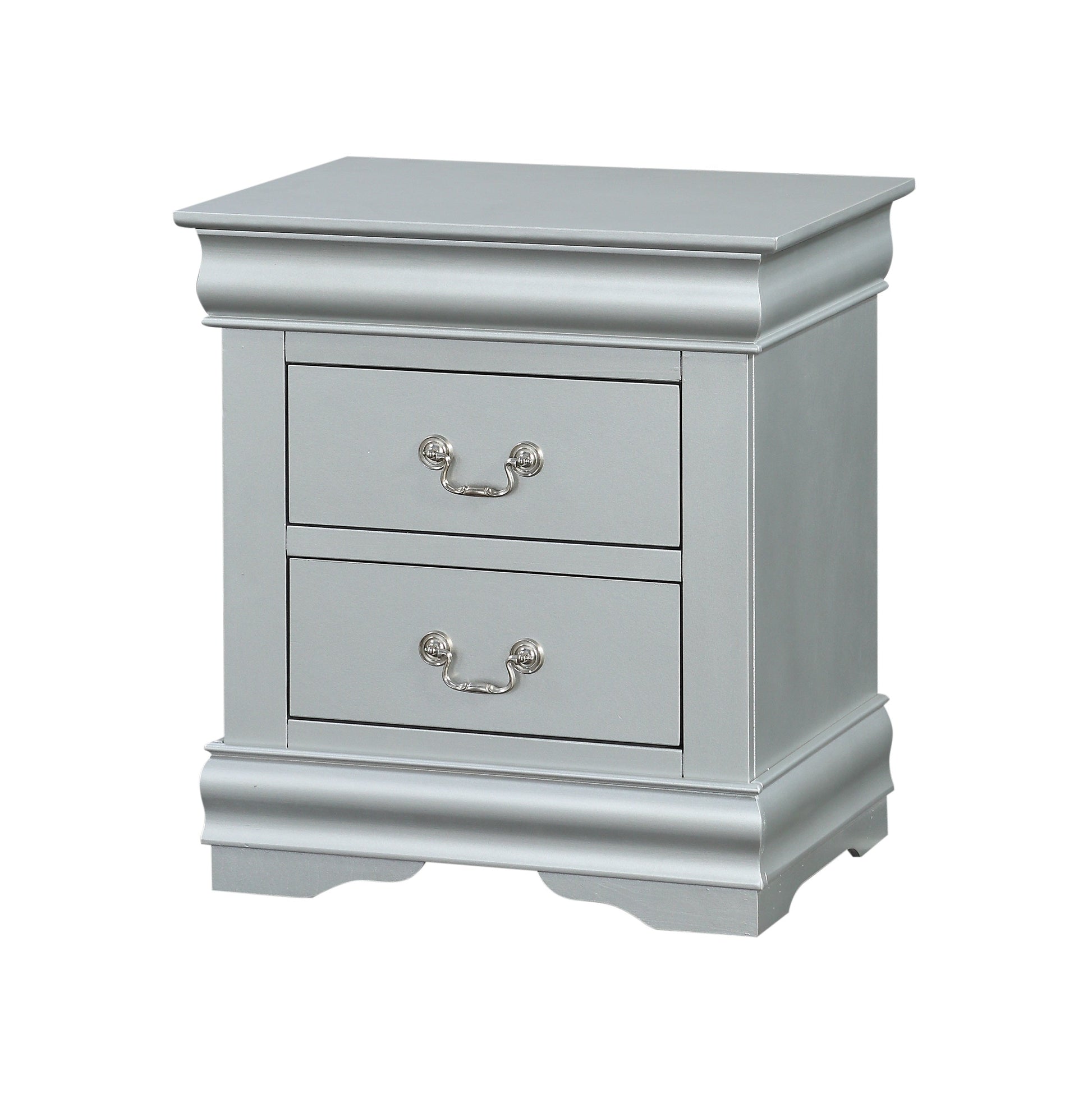 Louis Philippe Platinum Nightstand ACME East