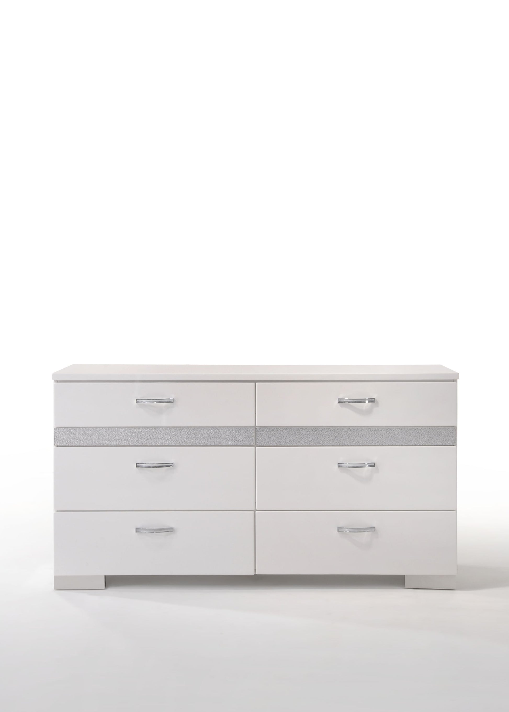 Naima II White High Gloss Dresser ACME East