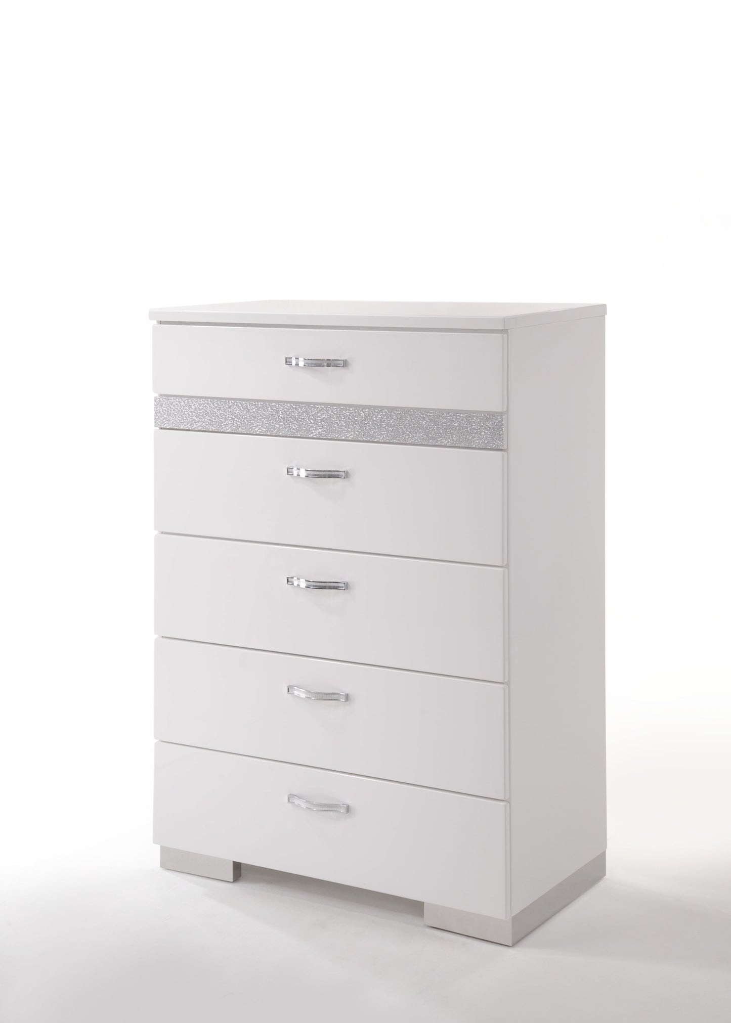 Naima II White High Gloss Chest ACME East