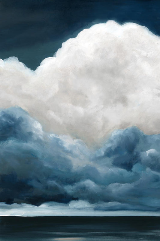 Framed - Nature's Drama II By Carol Robinson - Blue Classy Art