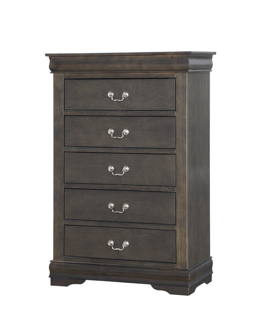 Louis Philippe Dark Gray Chest ACME East