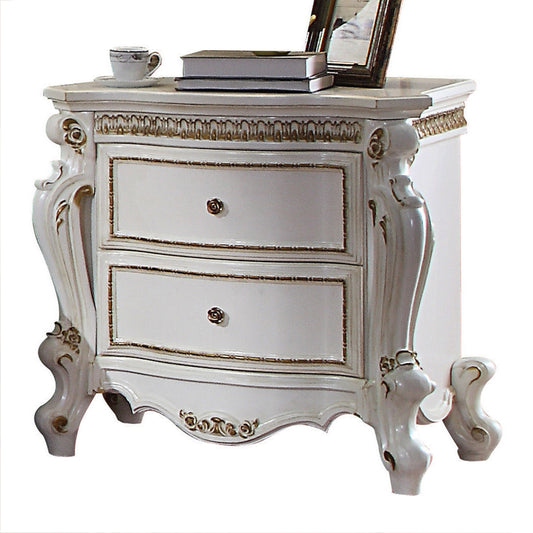 Picardy Antique Pearl Nightstand ACME East