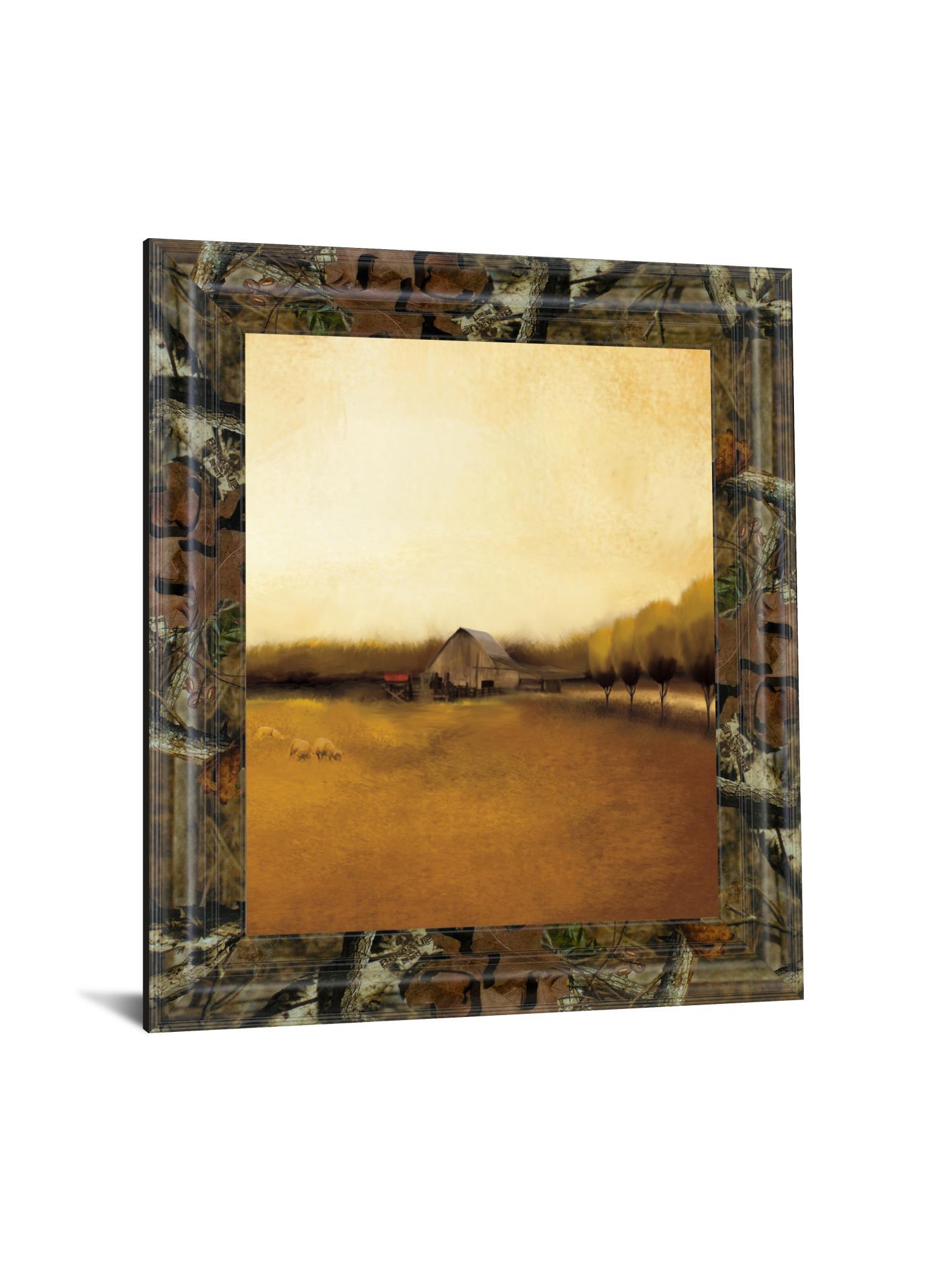 Rural Landscape I By Venter, T - Framed Print Wall Art - Light Brown Classy Art