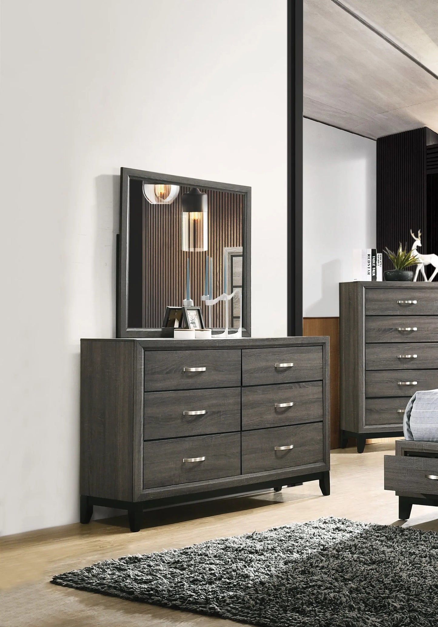 Valdemar Weathered Gray Dresser ACME East