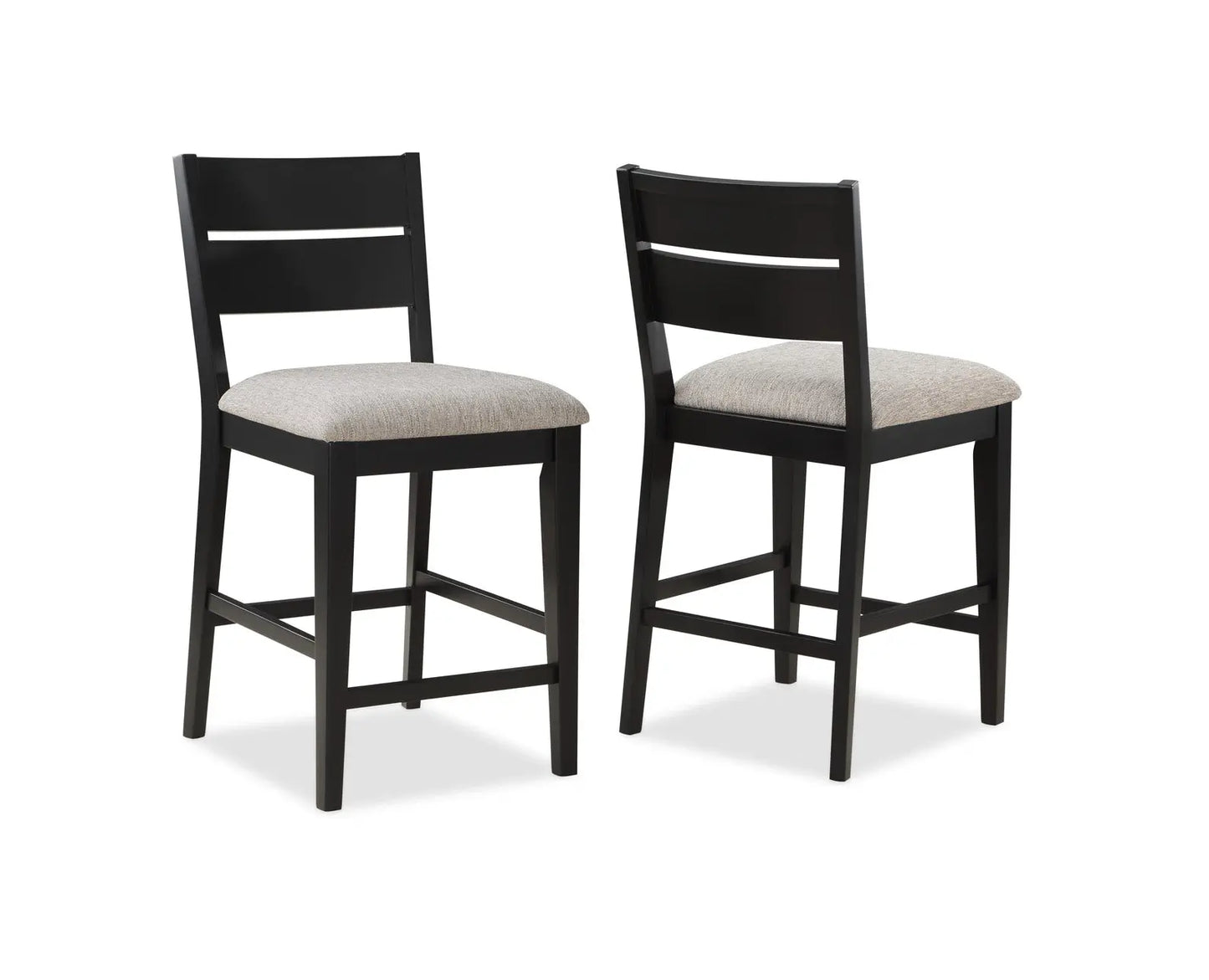 Mathis Black/Gray Counter Height Dining Set Crown Mark