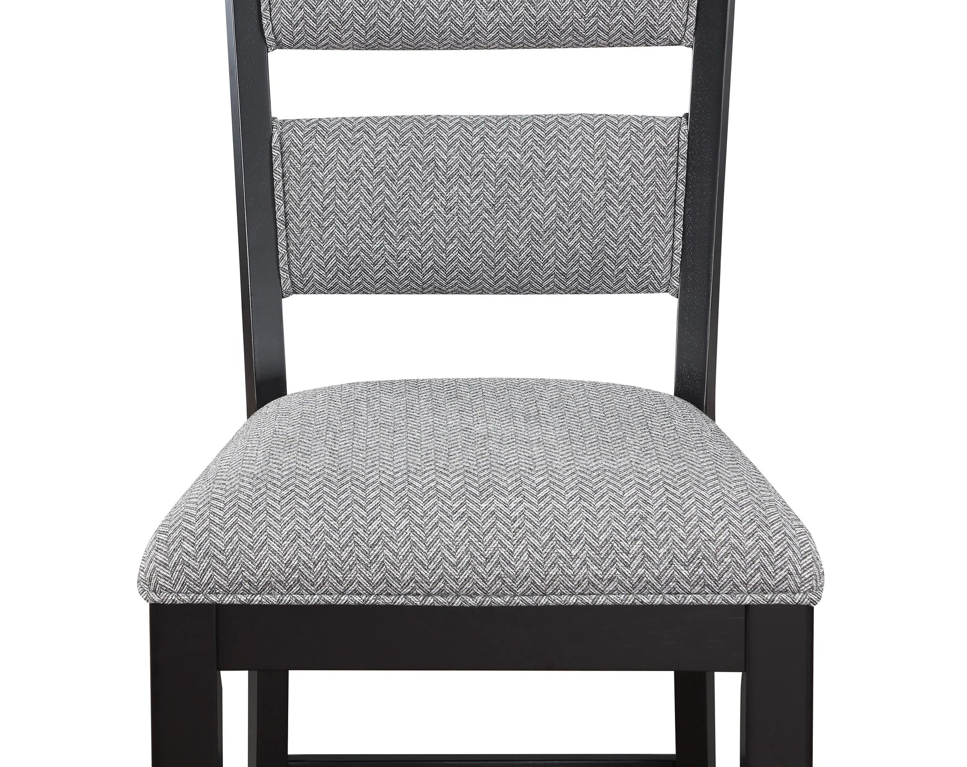 Frey Black/Gray Counter Height Chair, Set of 2 Crown Mark