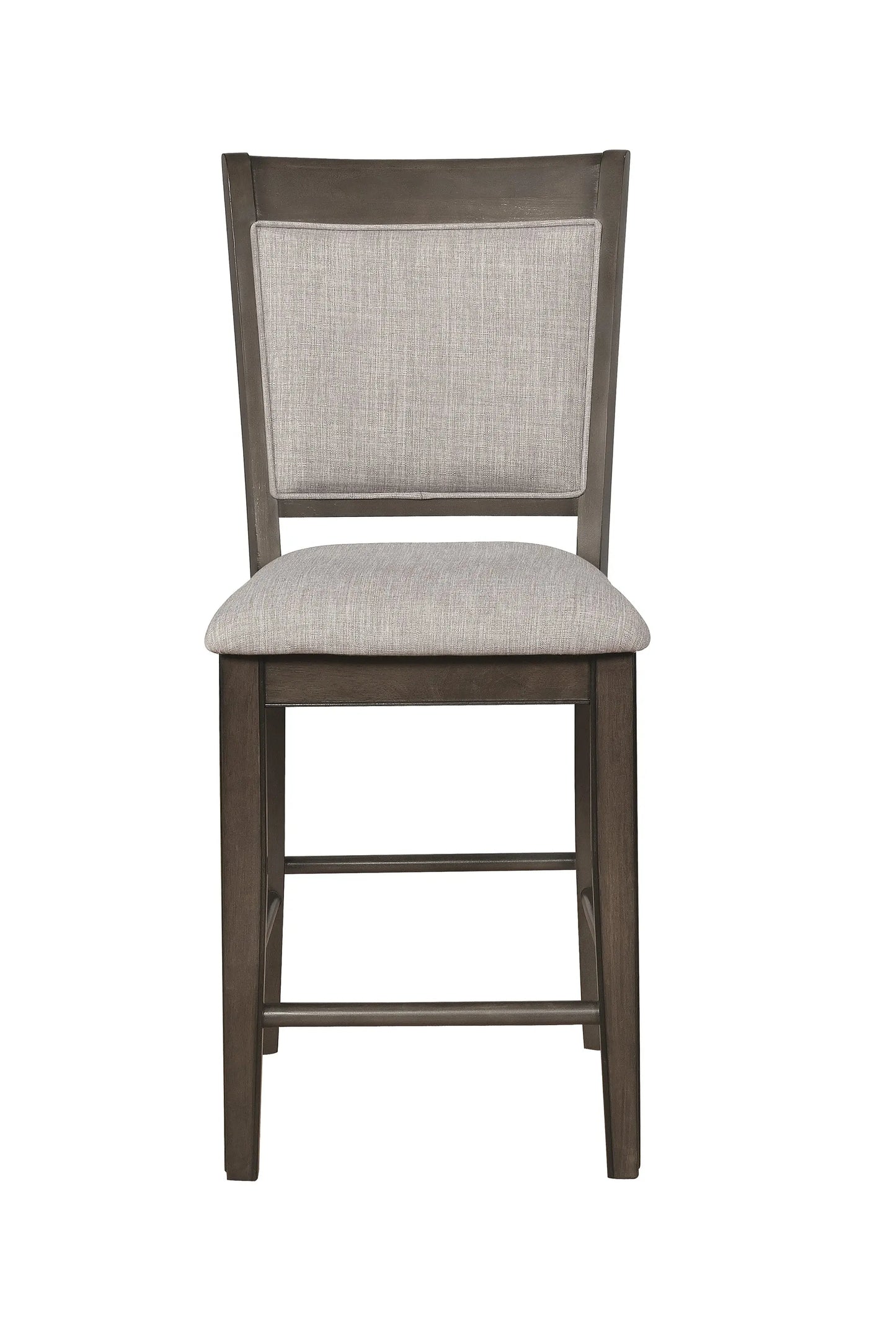 Fulton Gray Counter Height Chair, Set of 2 Crown Mark