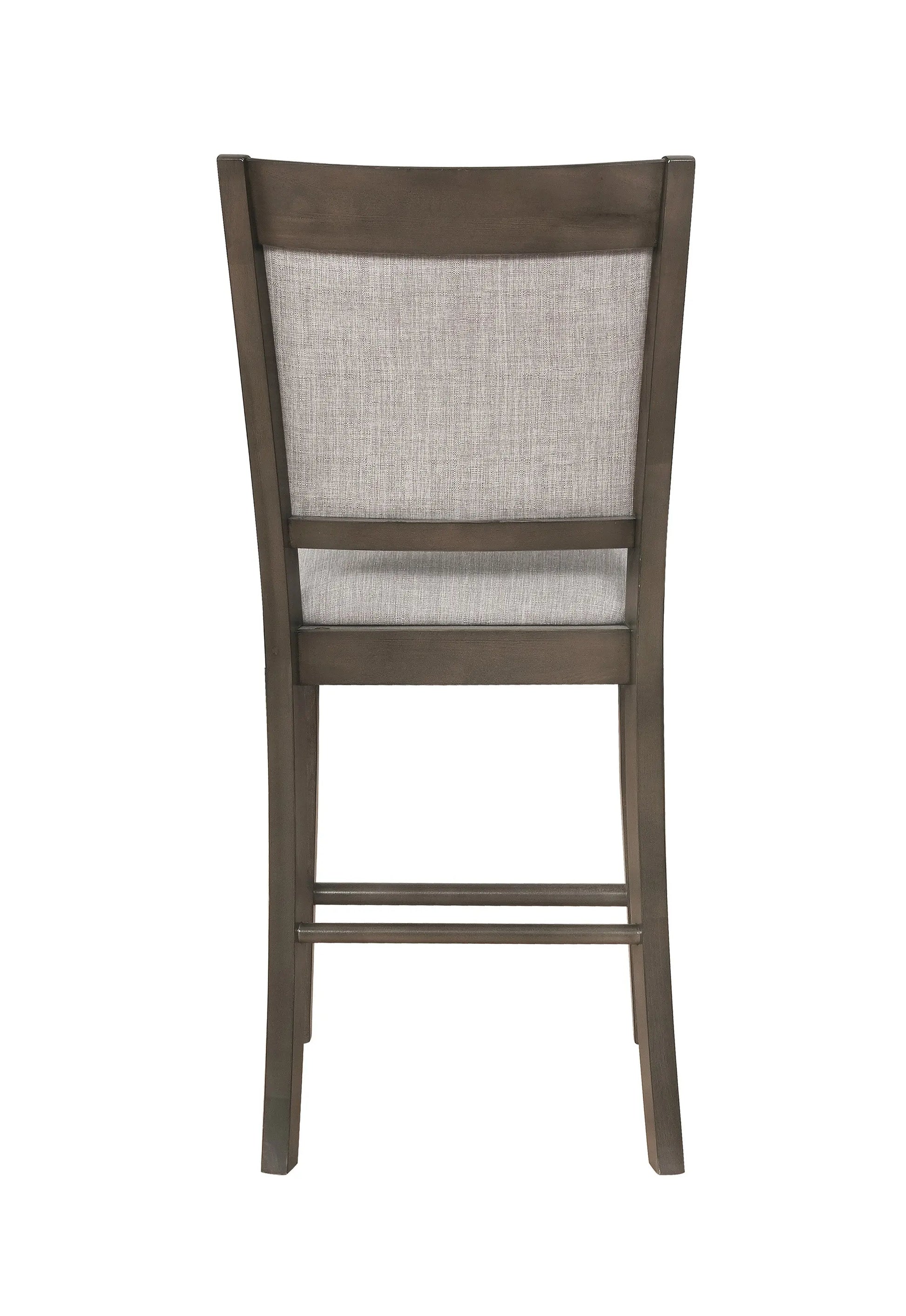 Fulton Gray Counter Height Chair, Set of 2 Crown Mark