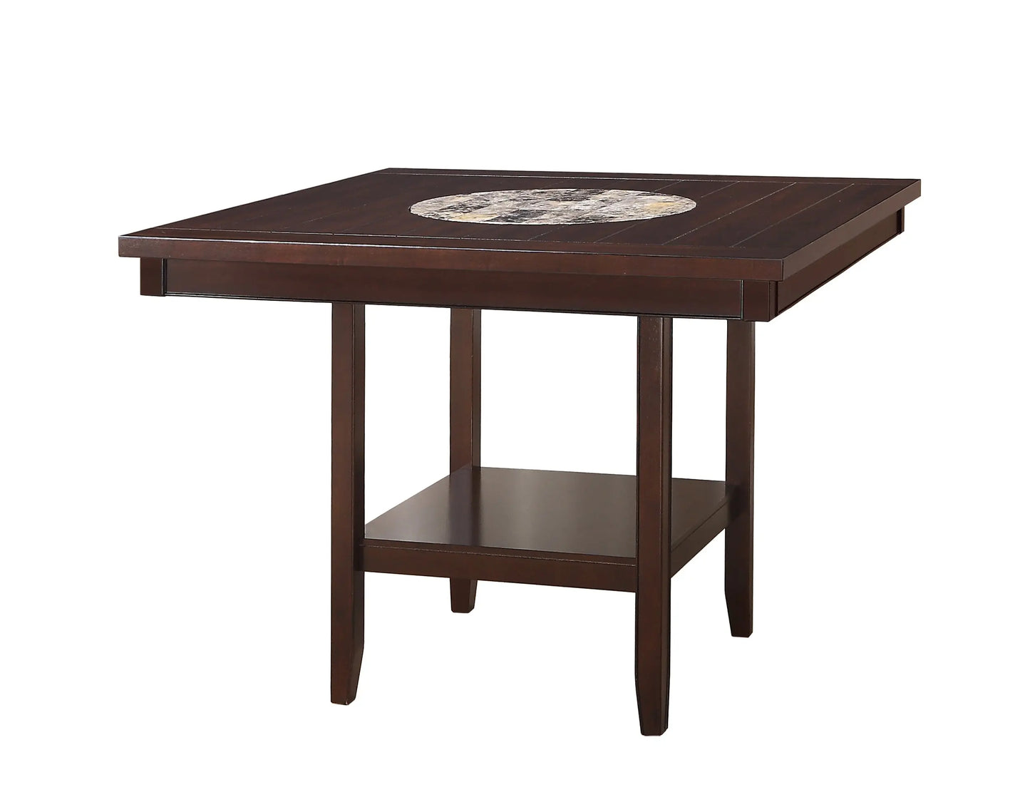 Fulton Espresso Counter Height Dining Set Crown Mark