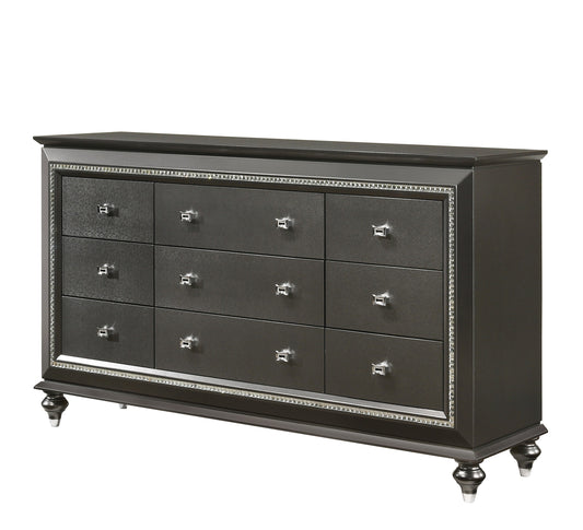 Kaitlyn Metallic Gray Dresser ACME East