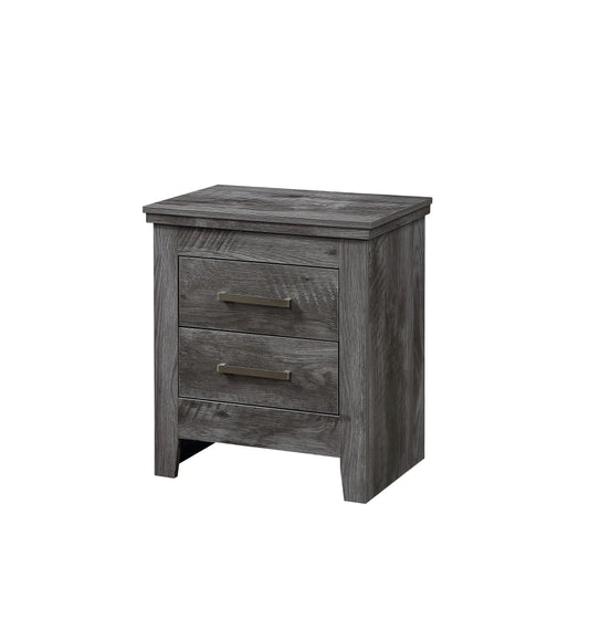 Vidalia Rustic Gray Oak Nightstand ACME East