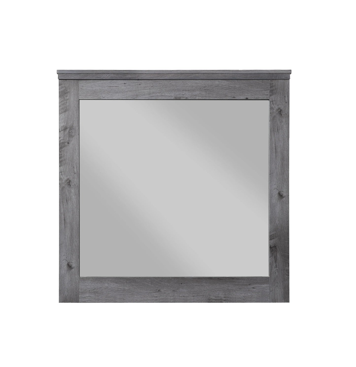 Vidalia Rustic Gray Oak Mirror ACME East