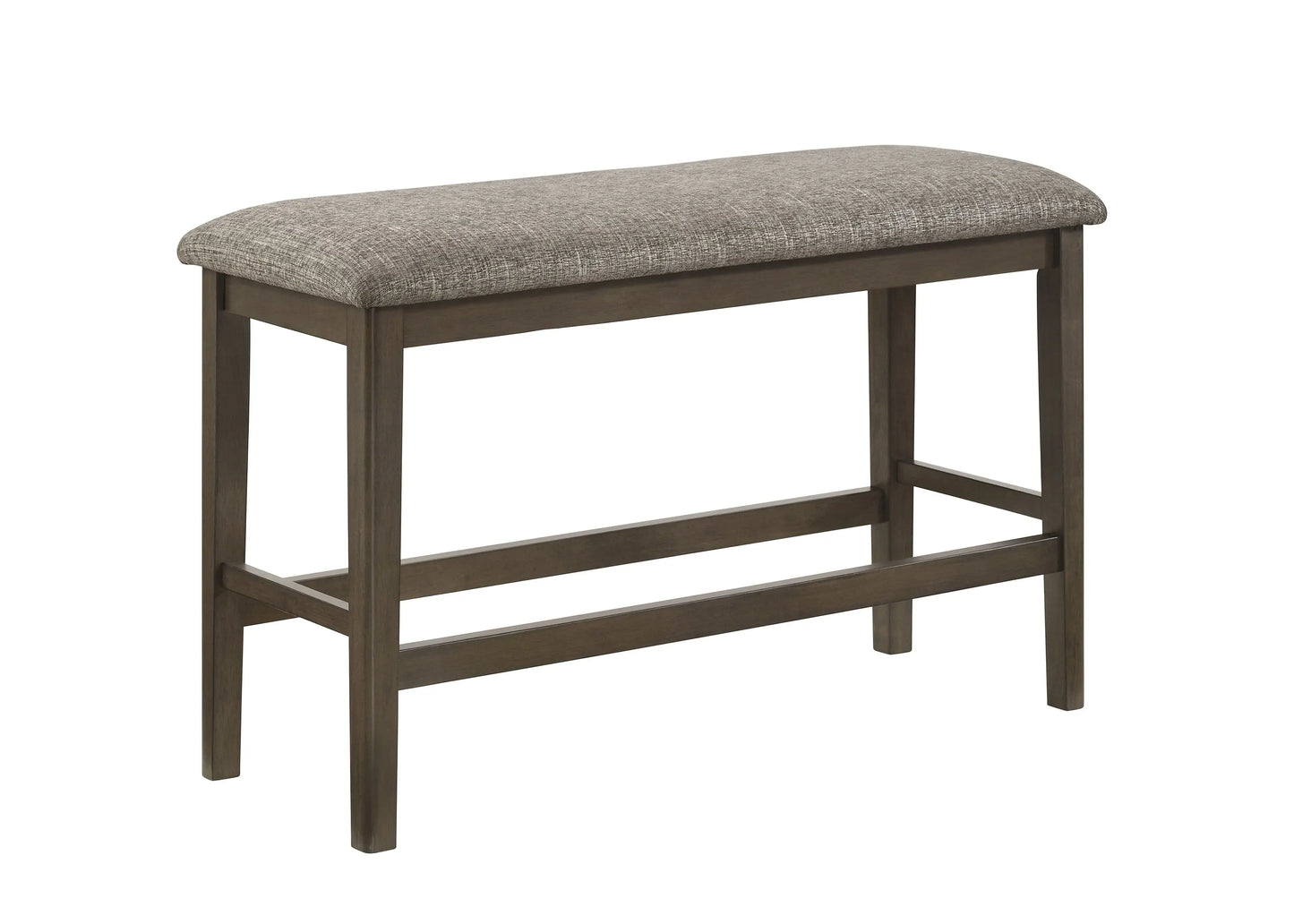 Ember Brown Counter Height Dining Bench Crown Mark