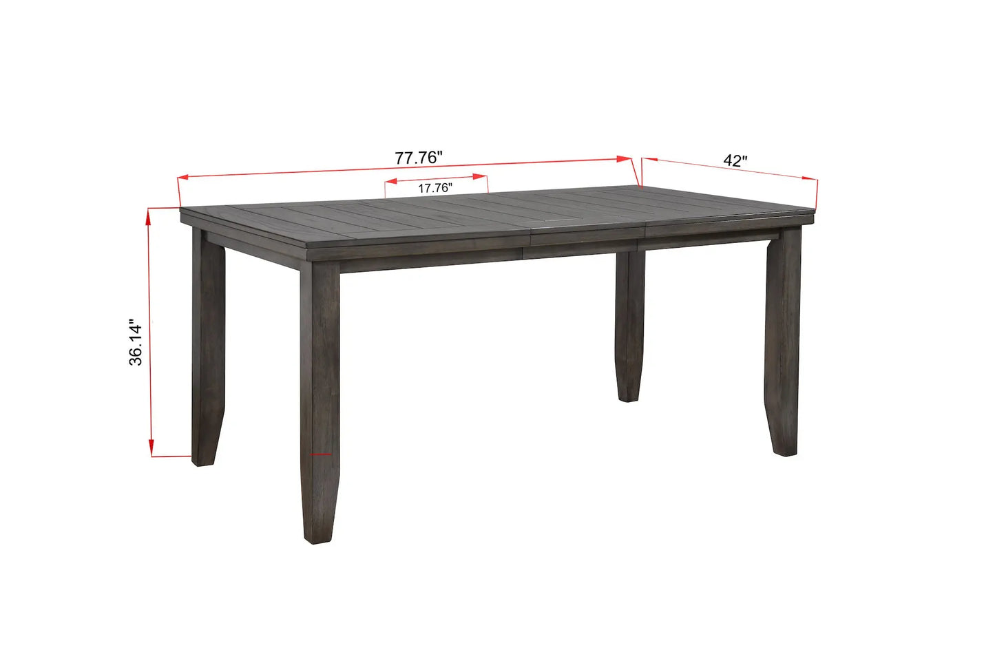 Bardstown Gray Counter Height Table Crown Mark