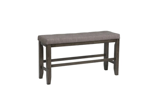 Bardstown Gray Counter Height Dining Bench Crown Mark