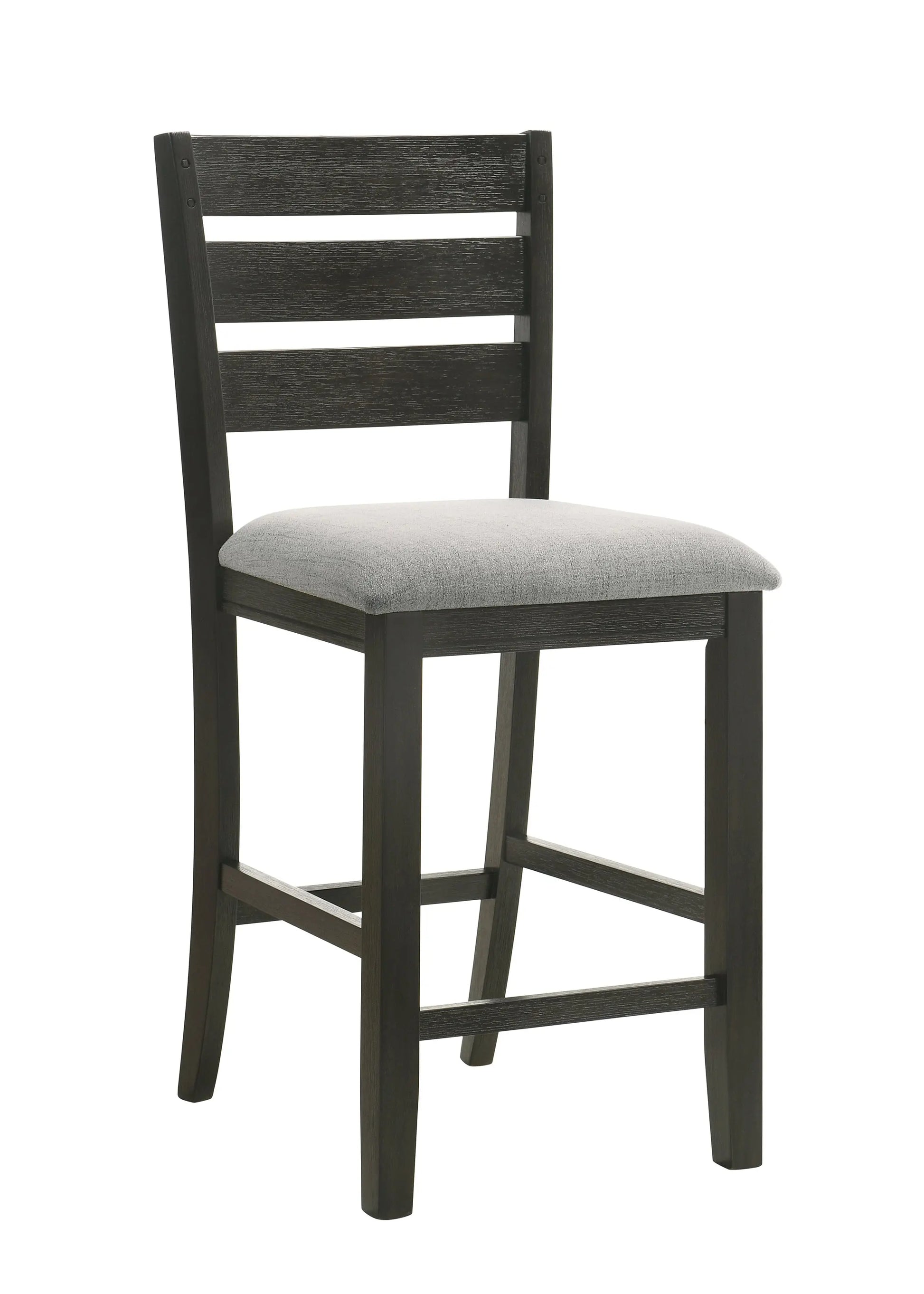 Bardstown Charcoal/Wheat Counter Height Chair, Set of 2 Crown Mark