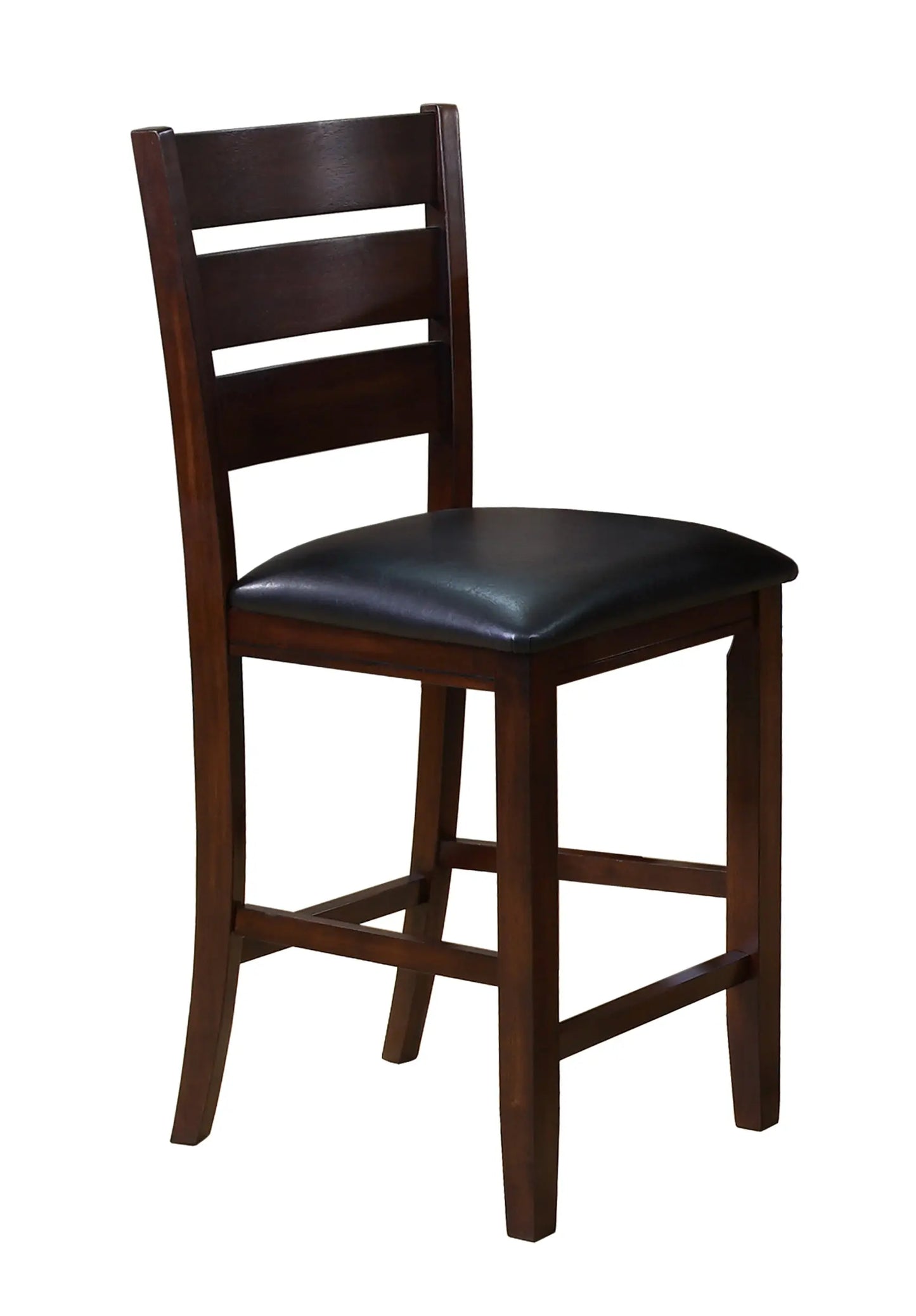 Bardstown Cherry Brown Counter Height Chair, Set of 2 Crown Mark