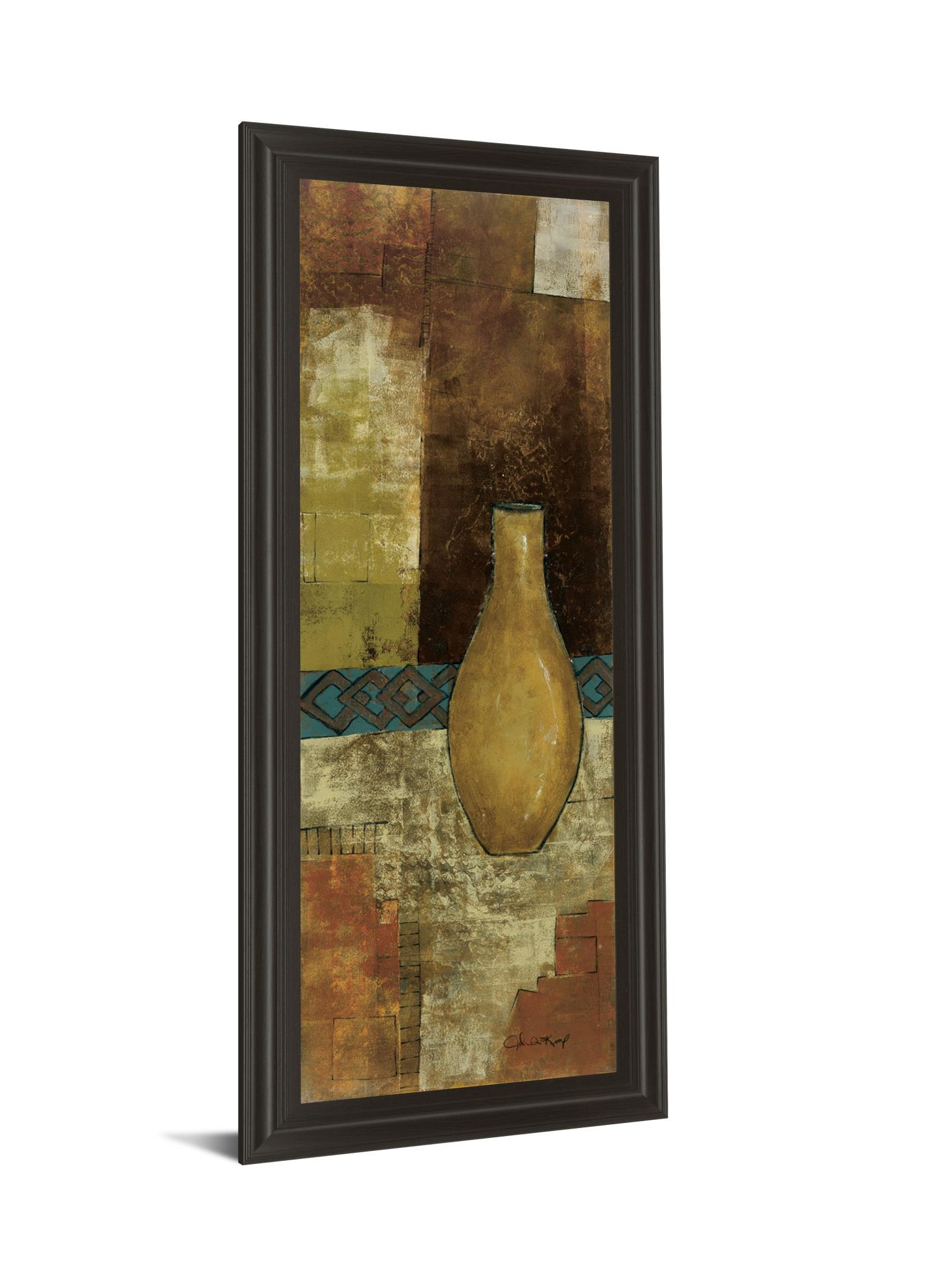 Autumn Solitude Il By John Kime - Framed Print Wall Art - Dark Brown Classy Art