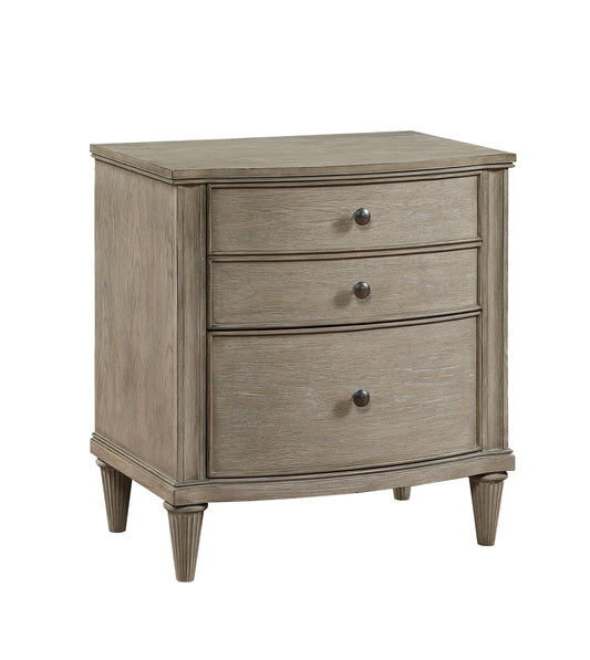 Wynsor II White-Washed Nightstand ACME East