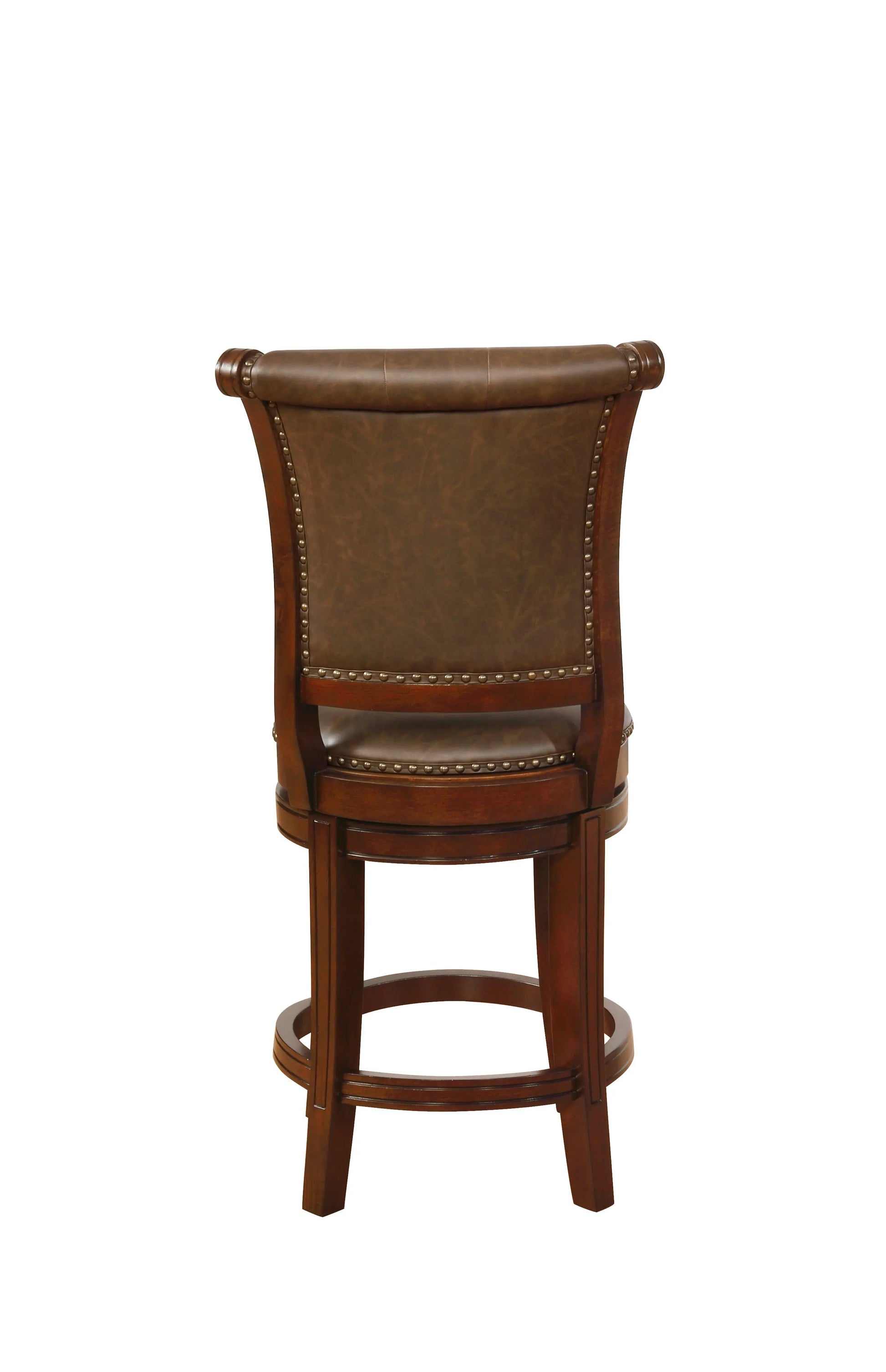 Granville Espresso 24" Swivel Counter Chair, Set of 2 Crown Mark