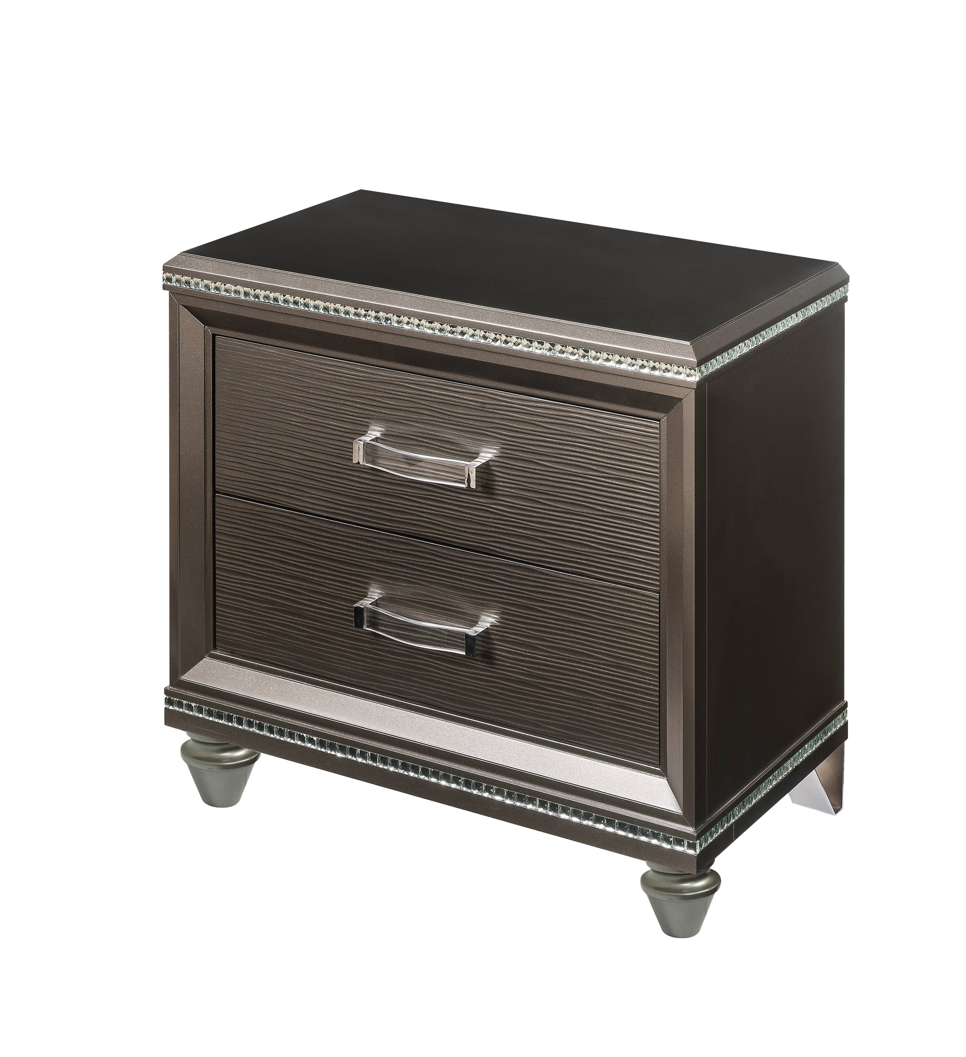 Sadie Dark Champagne Nightstand ACME East