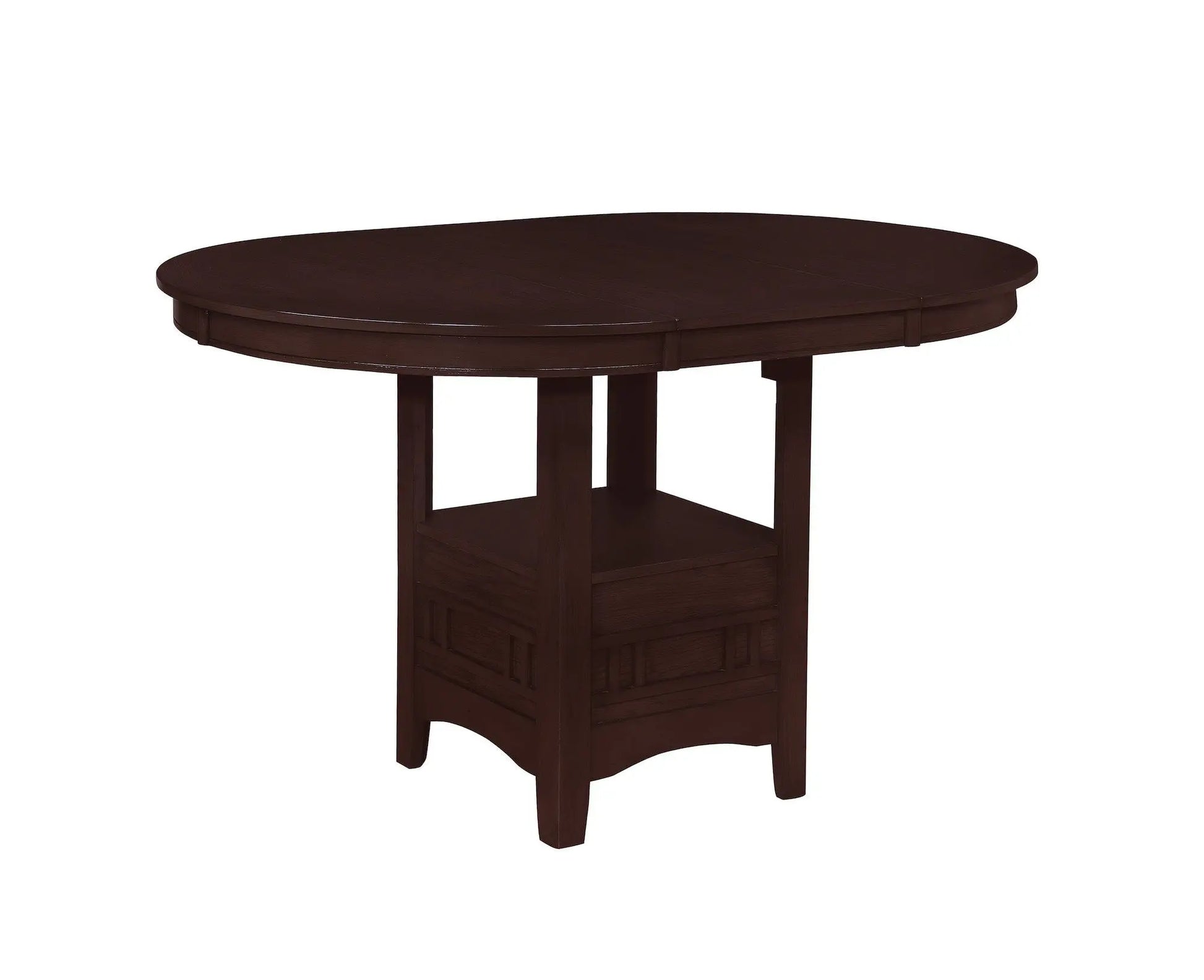 Hartwell Espresso Counter Height Table Crown Mark